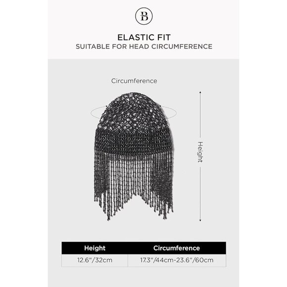 1920s Beaded Flapper Headpiece Gatsby Party Accessories Gift